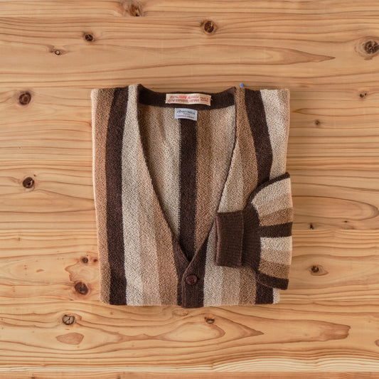 【NAGOYA LIMITED ITEM】 FANNI LEMMERMAYER 2PLY CARDIGAN 4TONE STRIPE
