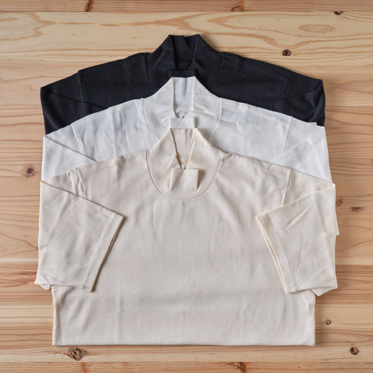 MOCK NECK TEE S/S