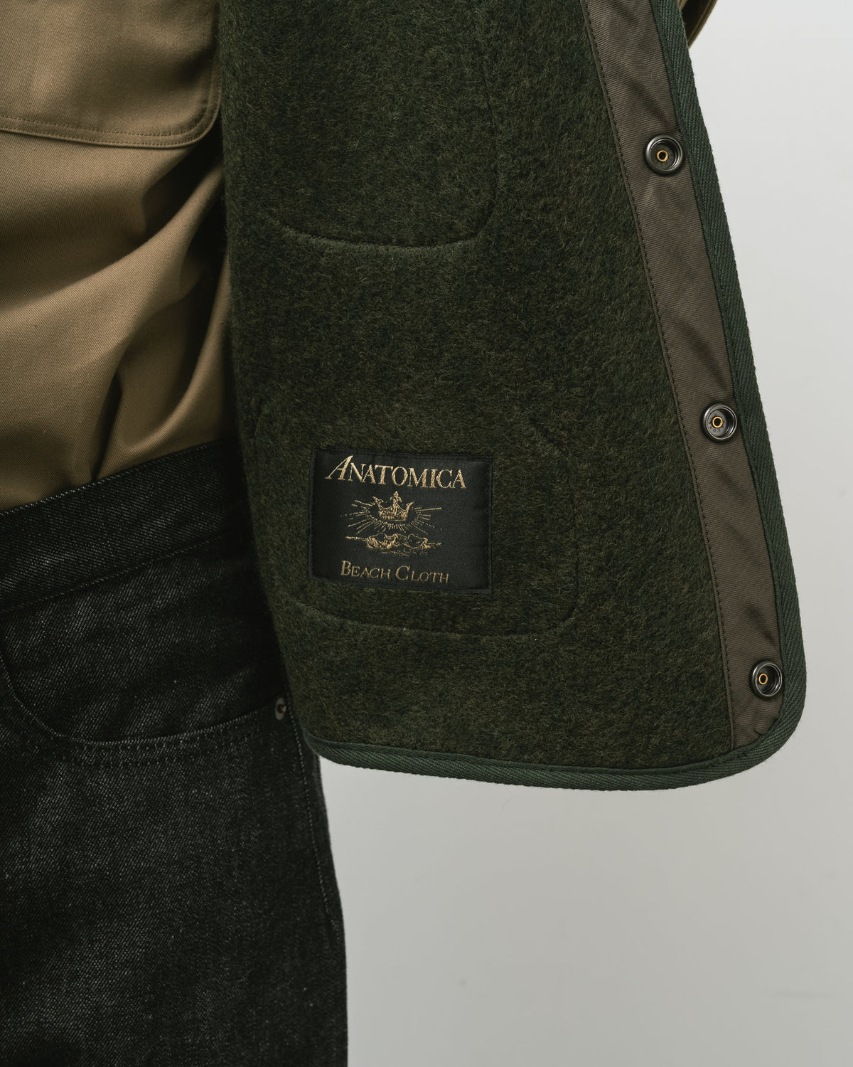 【Launch on Saturday, October 10th】 BEACH CLOTH VEST OLIVE