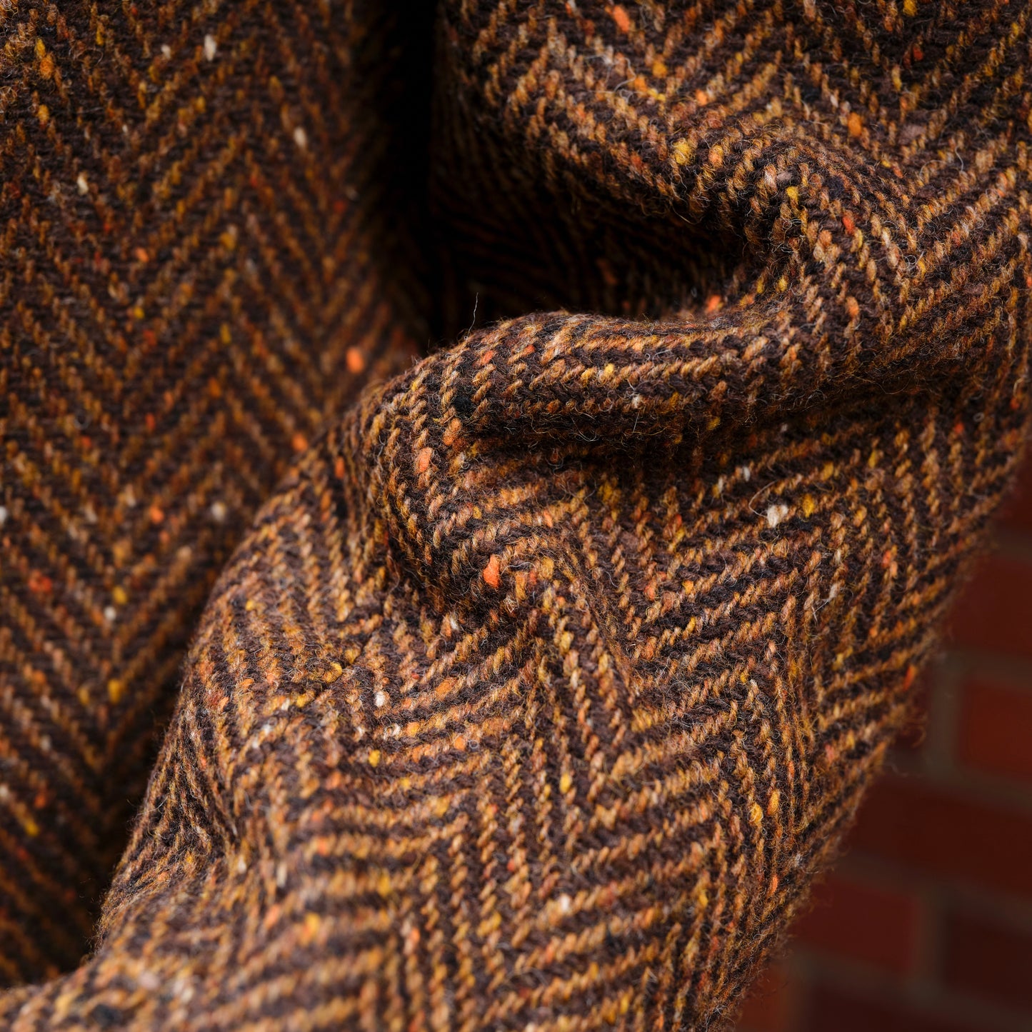 WINSTON COATING TWEED HERING BONE