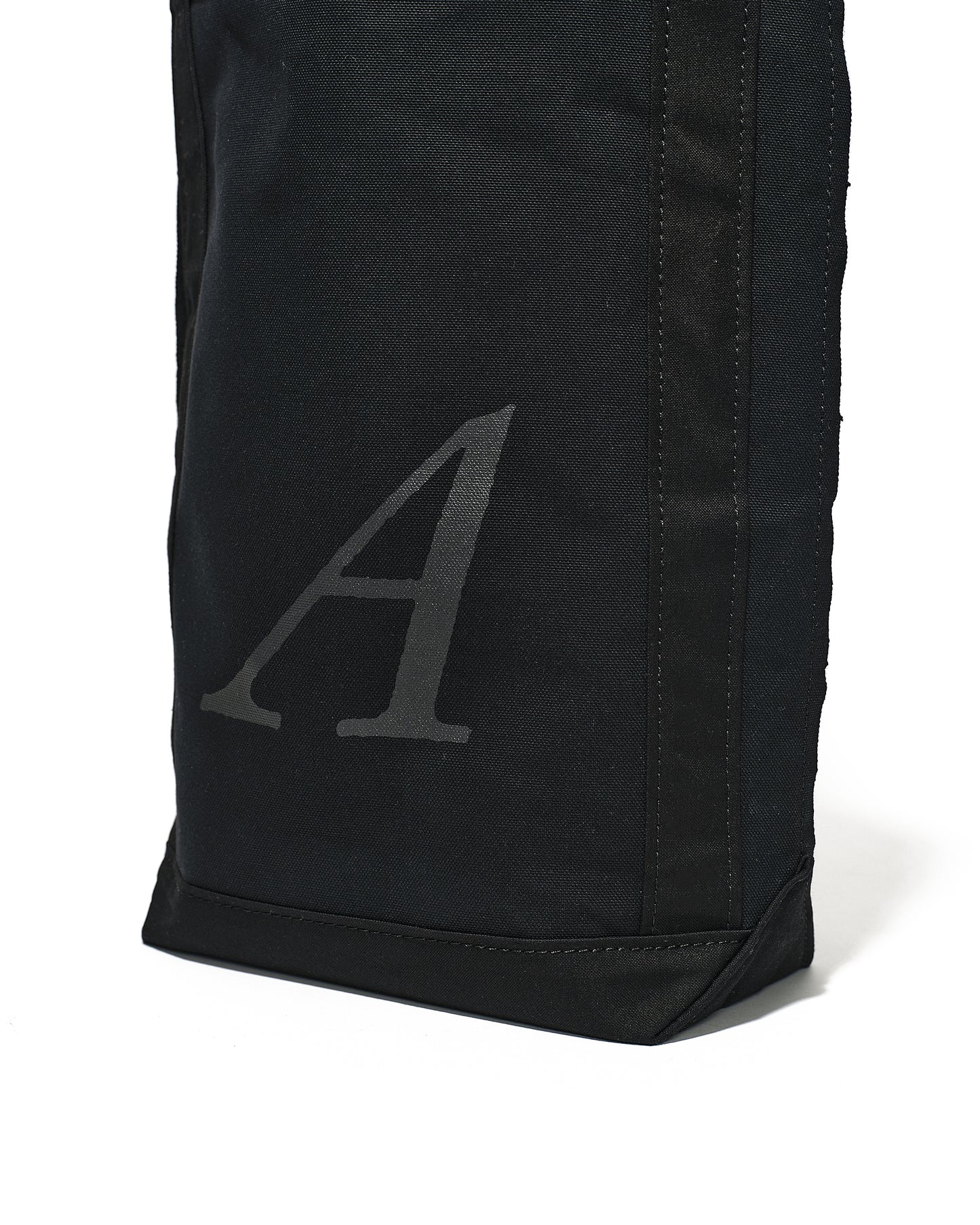 ANATOMICA by TEMBEA BAGUETTE TOTE COTTON CANVAS BLACK