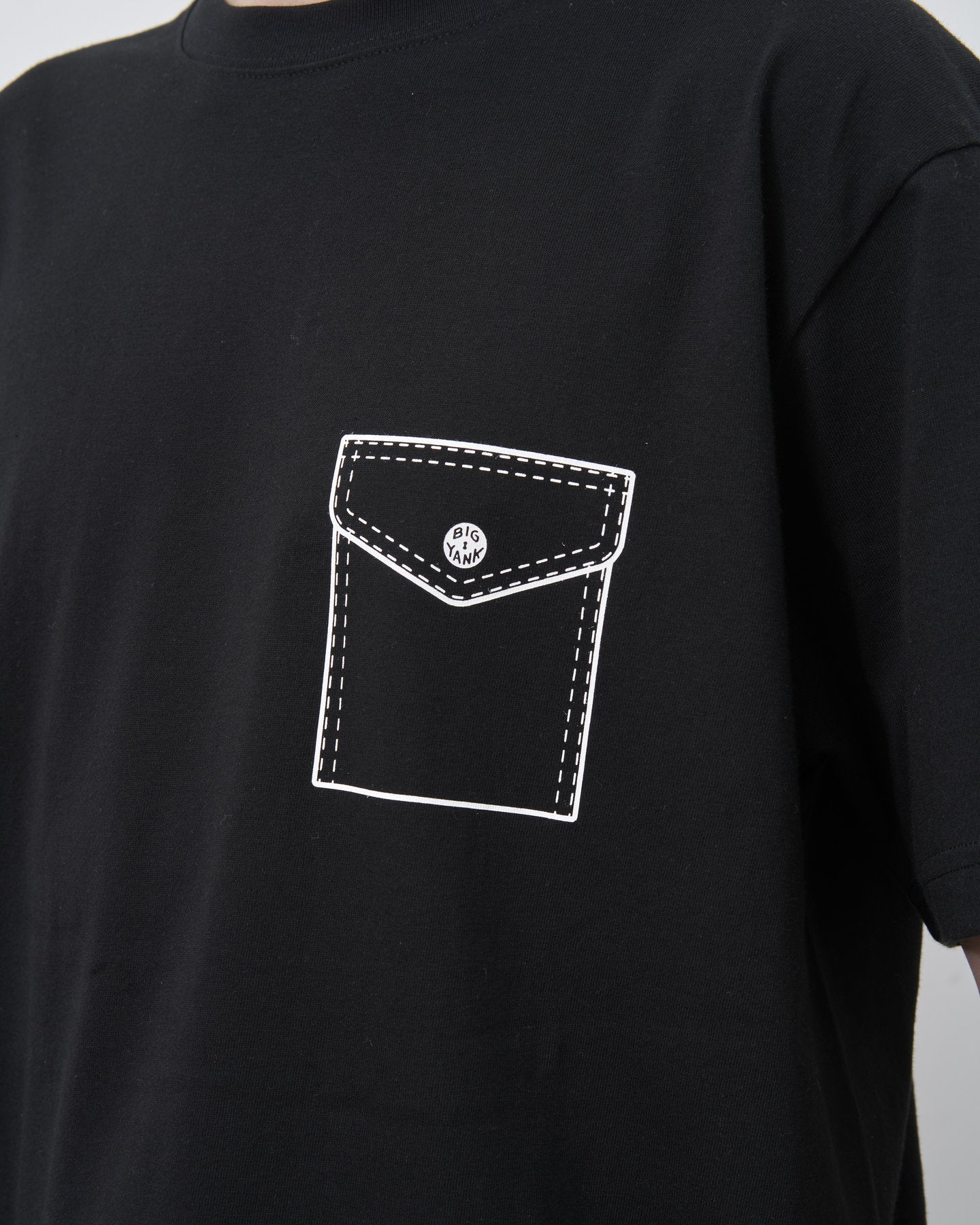 BIG YANK Y1935 FAKE POCKET TEE BLACK