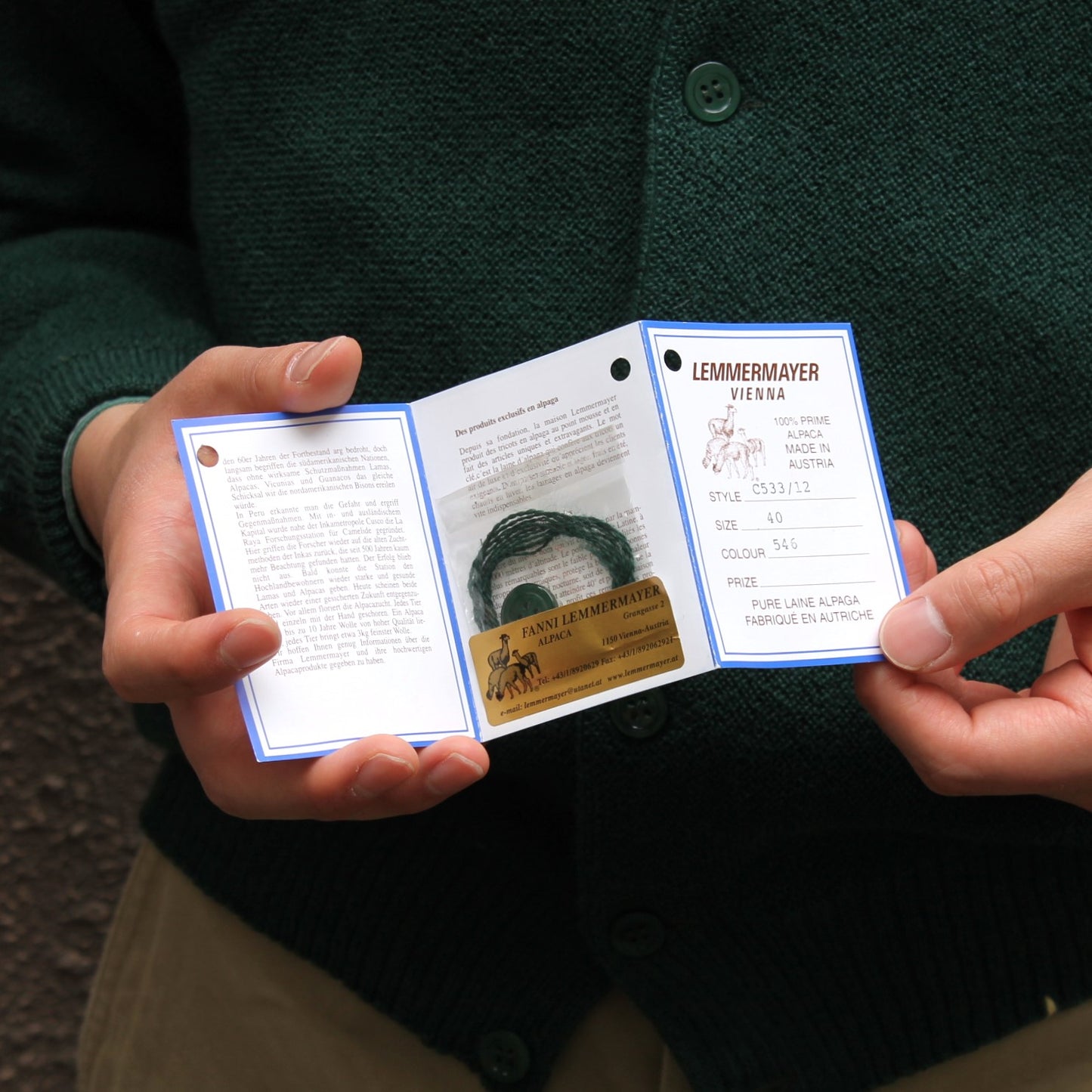 FANNI LEMMERMAYER 2PLY CARDIGAN