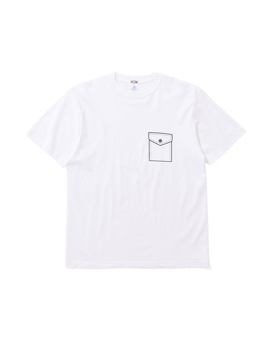 BIG YANK Y1935 FAKE POCKET TEE WHITE