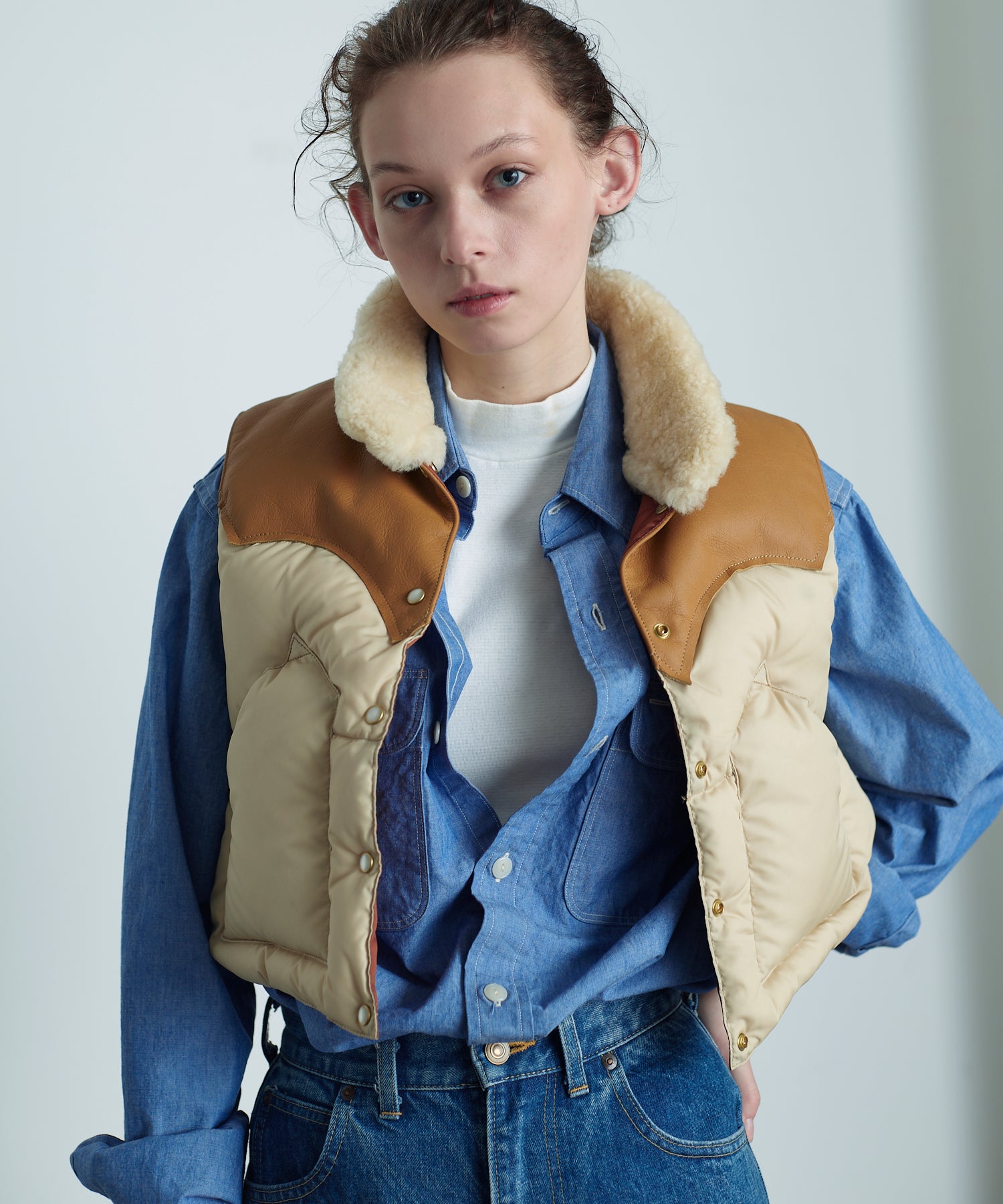 RMFC ANNELLE VEST L.BEIGE – ANATOMICA NAGOYA