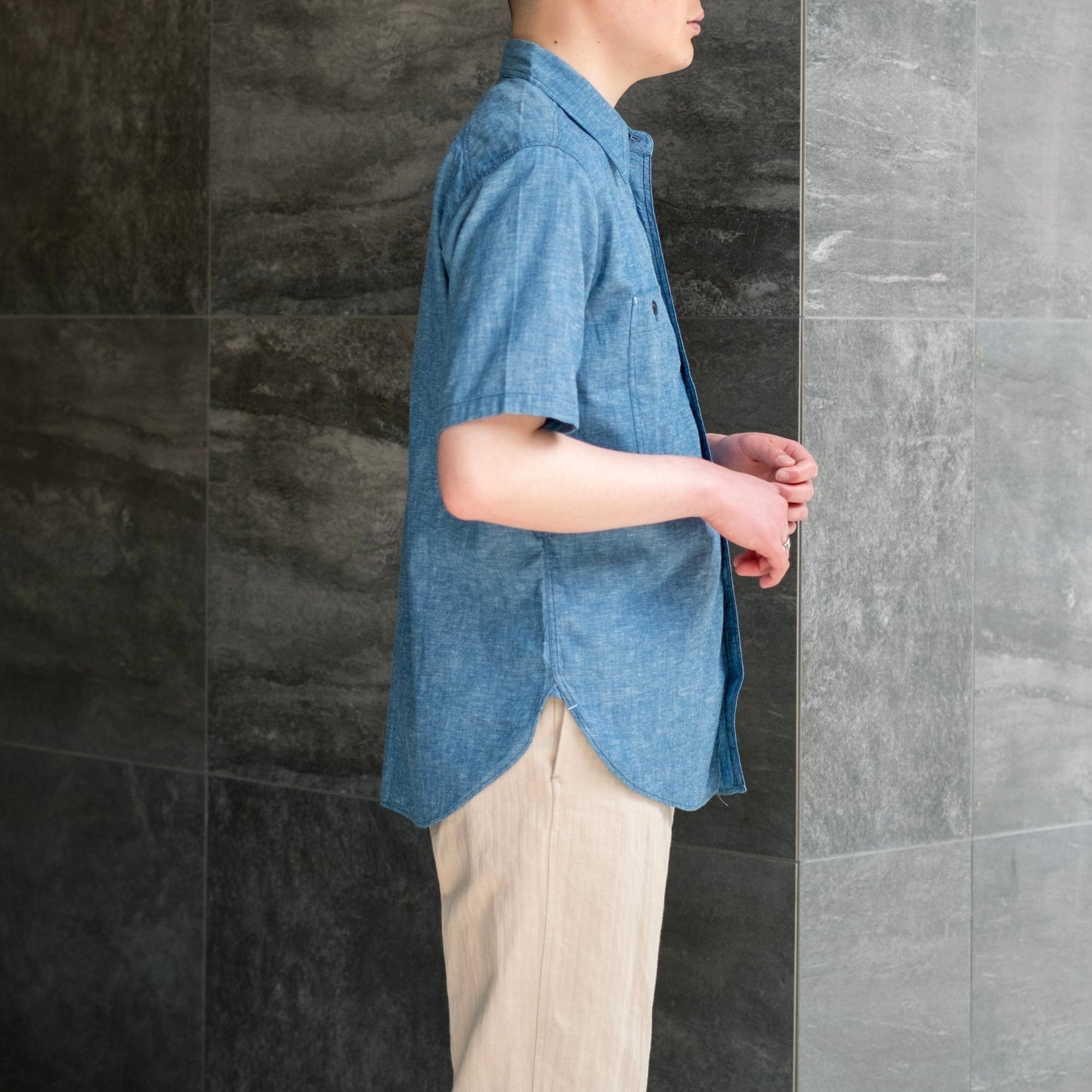 BIG YANK Y1942 SHORT SLEEVE SHIRTS CHAMBRAY