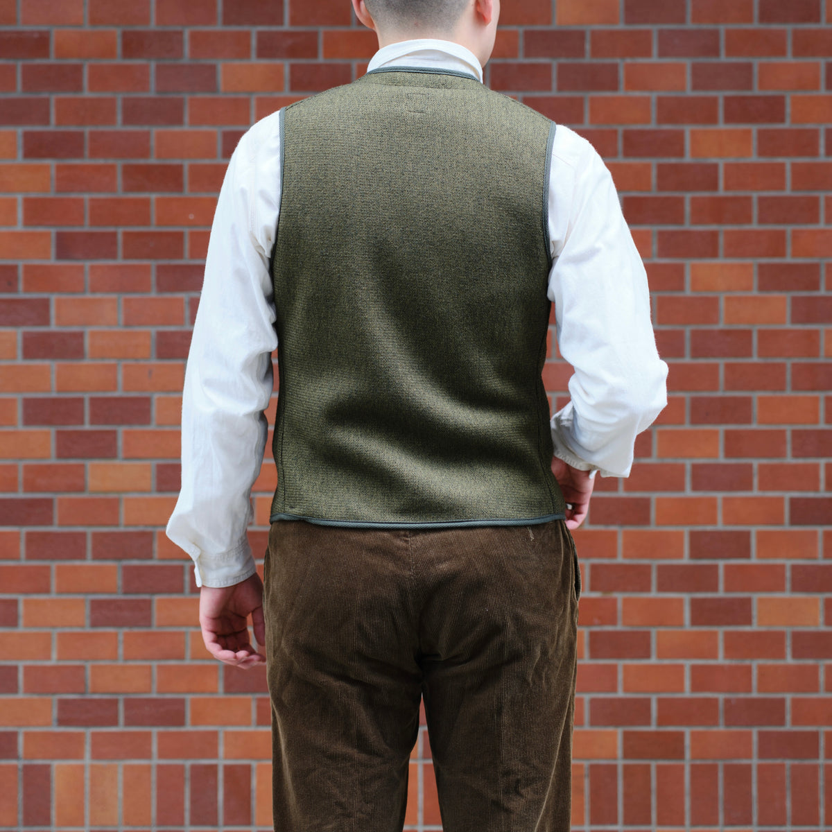 BEACH CLOTH VEST OLIVE