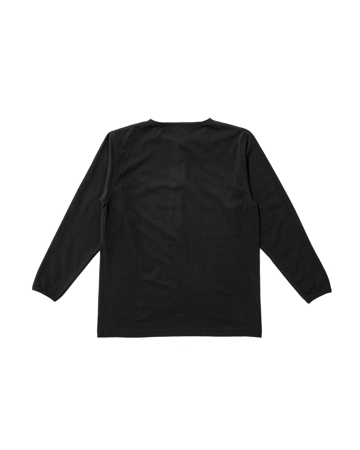 BIG YANK HENLEY NECK TEE L/S BLACK