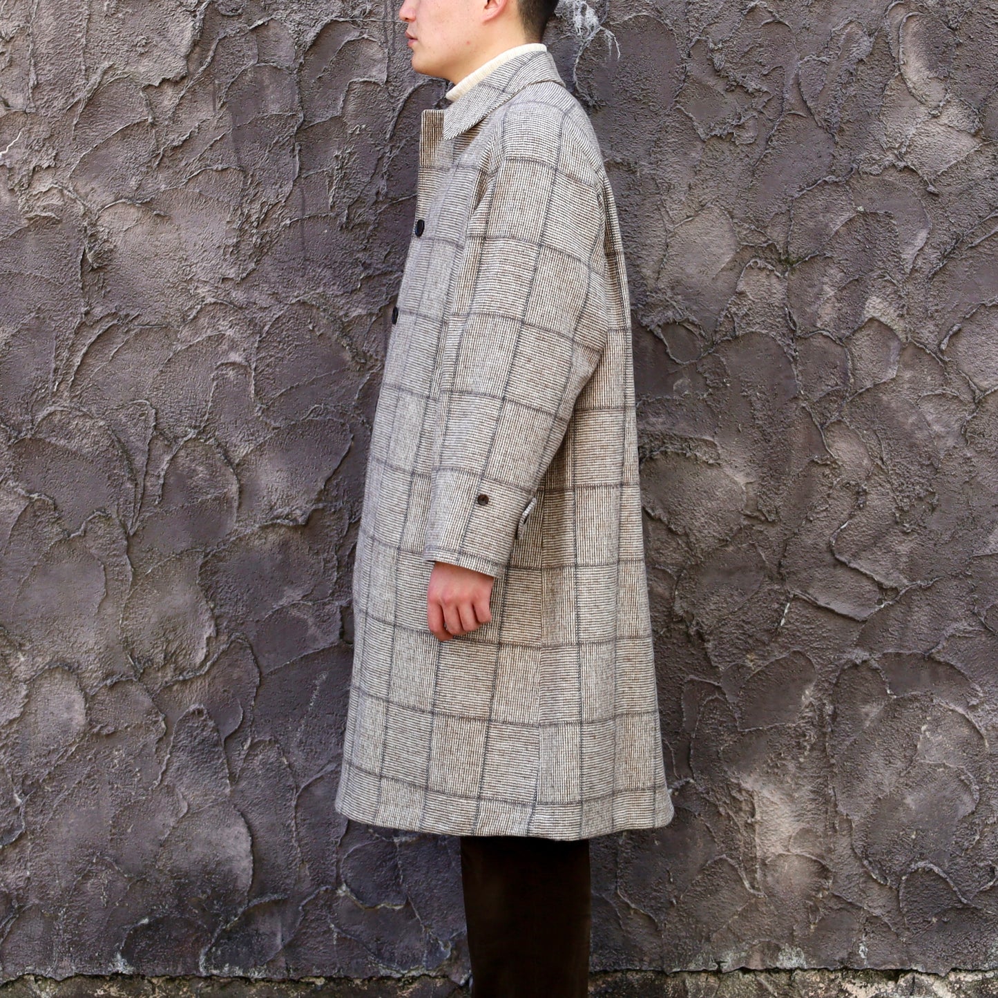 SINGLE RAGLAN COAT Ⅱ REVERSIBLE BEIGE