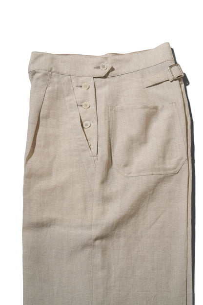 W.A.V.E.S PANTS WOOL LINEN CLOTH
