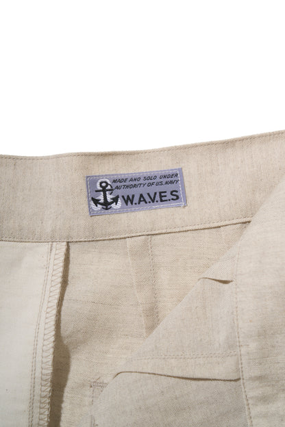 W.A.V.E.S PANTS WOOL LINEN CLOTH