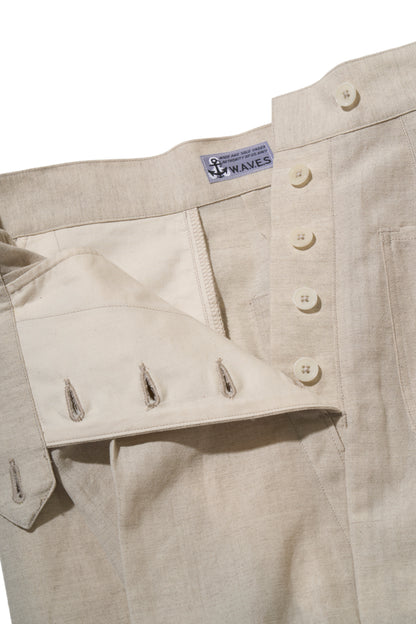 W.A.V.E.S PANTS WOOL LINEN CLOTH