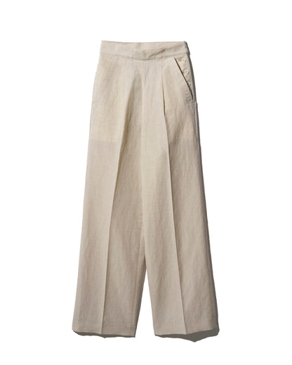 W.A.V.E.S PANTS WOOL LINEN CLOTH