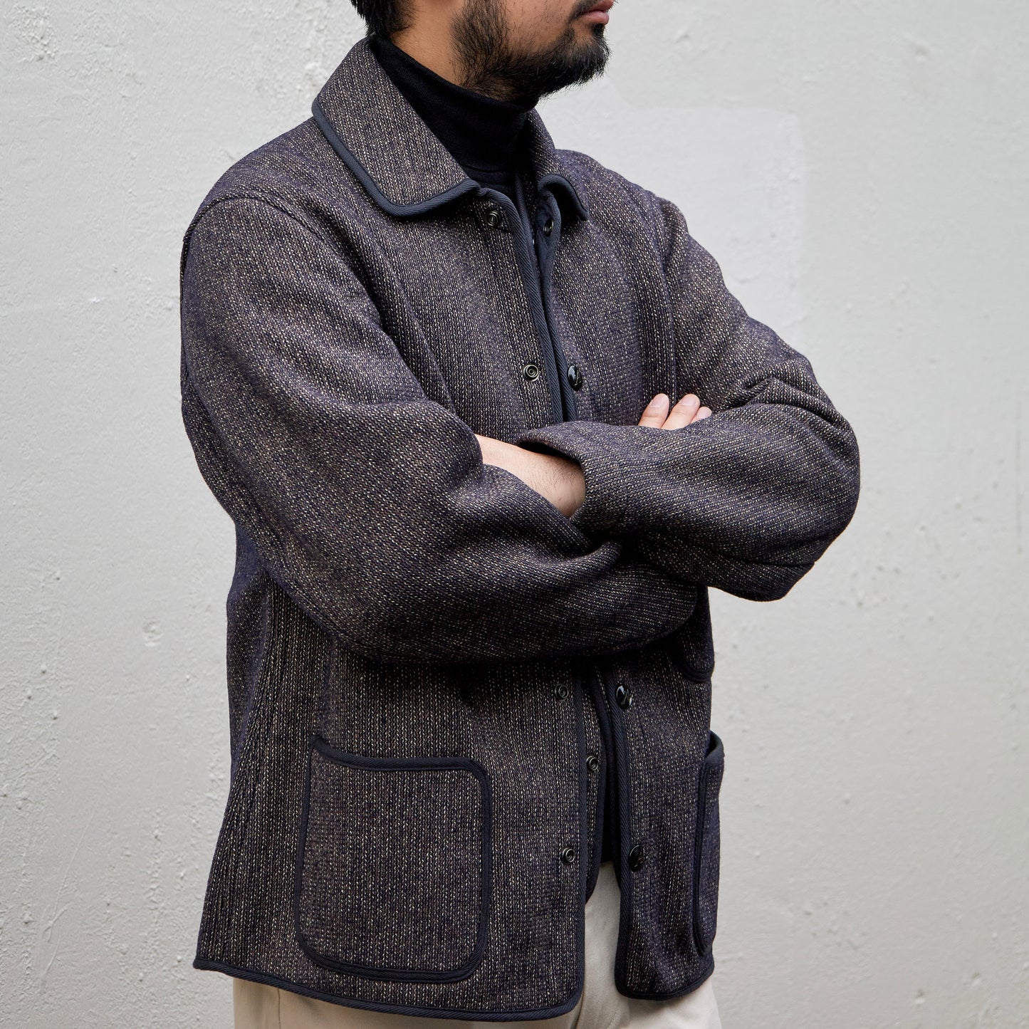 BEACH JACKET SALT & PEPPER