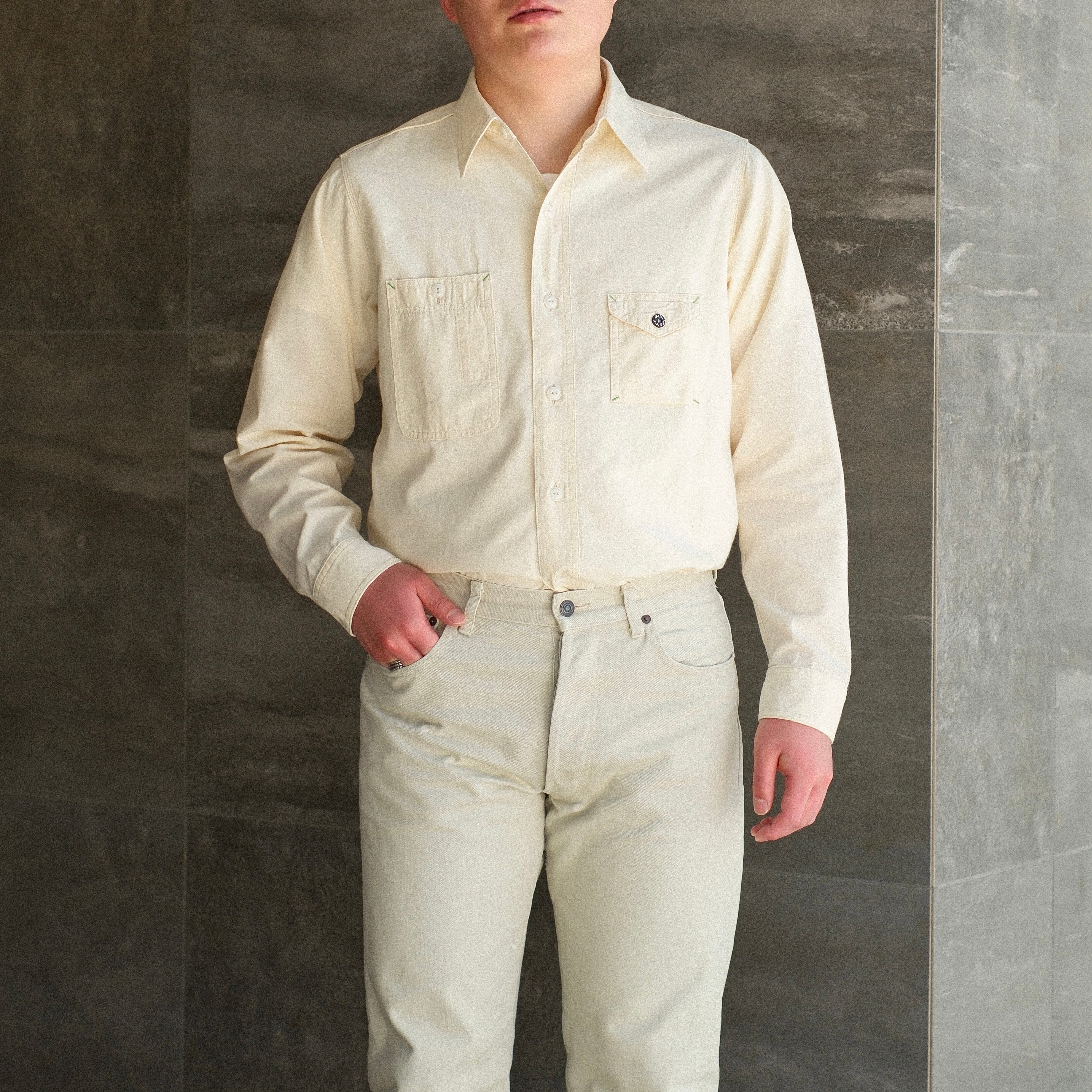 anatomica×BIG YANK ROGER SHIRTS XS BIG YANK 1935 SHIRTS ORIGINAL CHAMBRAY – ANATOMICA NAGOYA