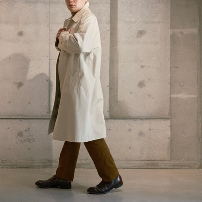 SINGLE RAGLAN COAT GABARDINE OYSTER