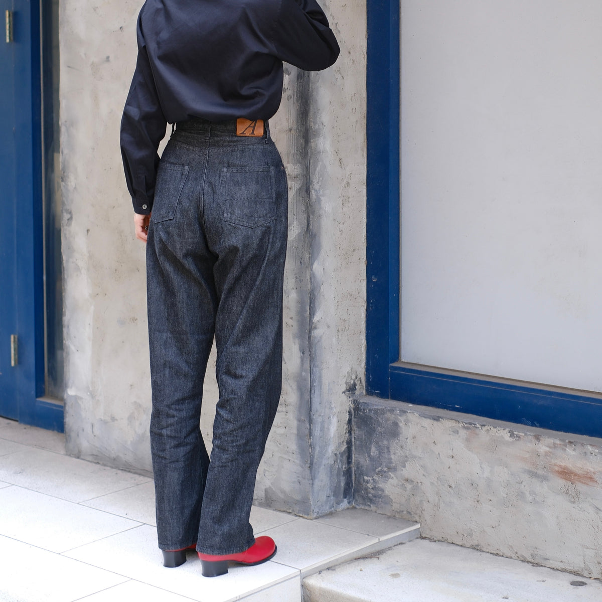 618 MARILYN DENIM BLACK ONE WASH