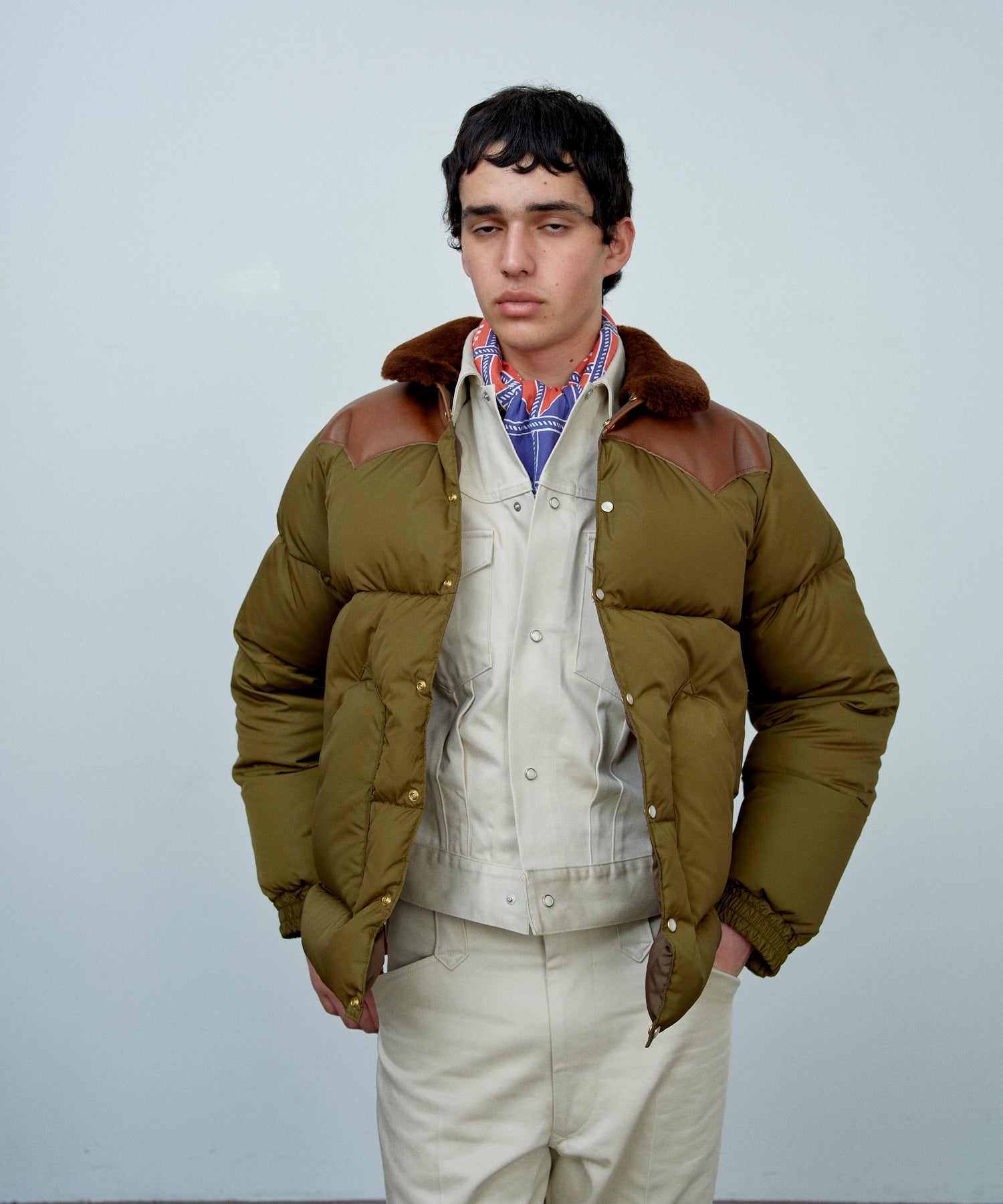 RYU / リュー : cotton tweed nomad jacket★4 Supply Jacket Waxed Canvas - Tan Ridgeline – bleubrut
