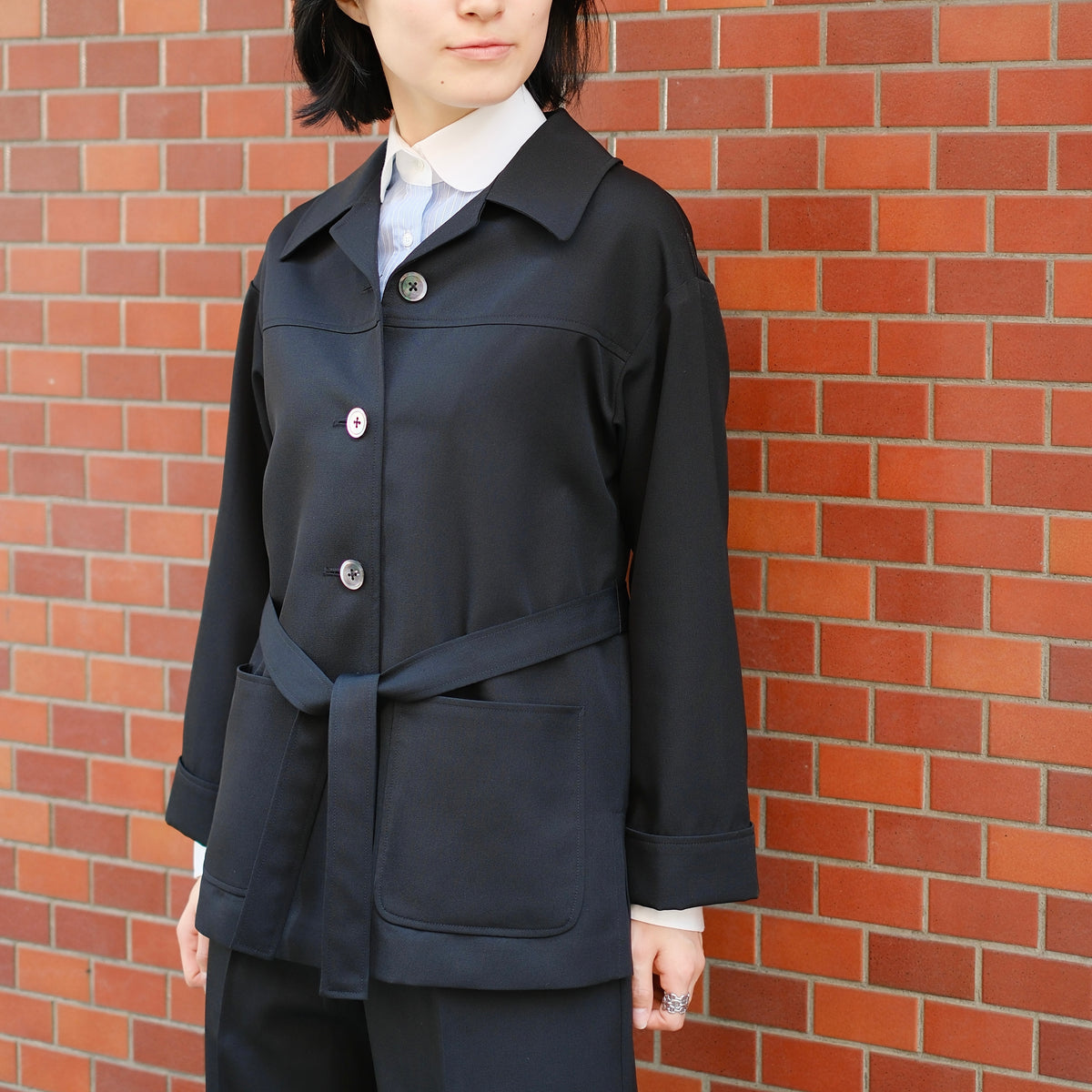 EUGENE JACKET WOOL TWILL