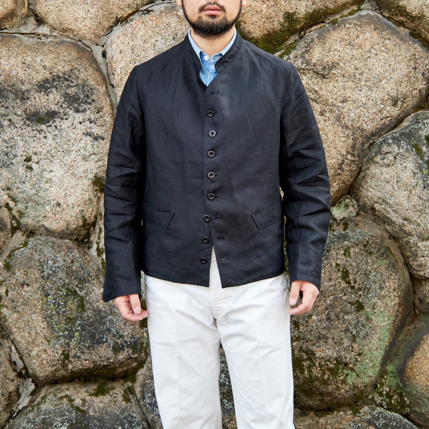DOLMAN IRISH LINEN BLACK