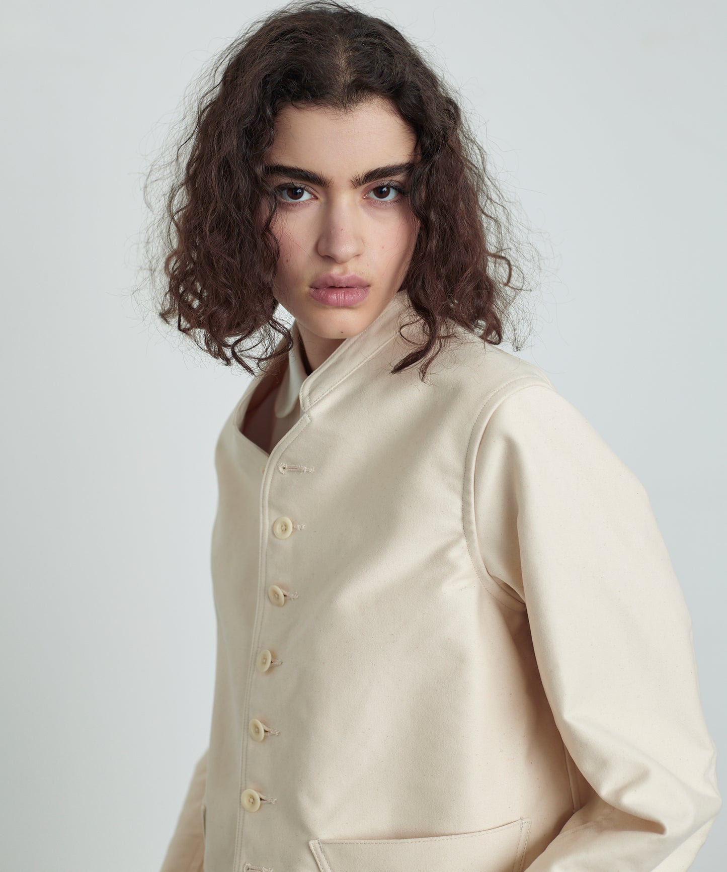 LADIES DOLMAN MOLESKIN NATURAL