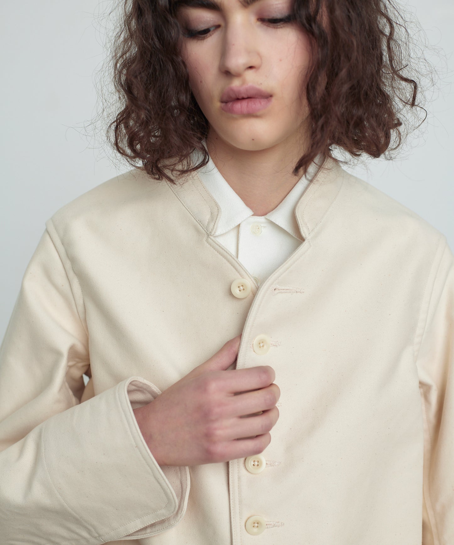 LADIES DOLMAN MOLESKIN NATURAL