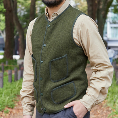 BEACH CLOTH VEST OLIVE