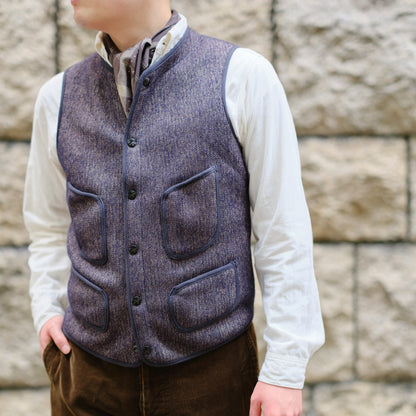BEACH CLOTH VEST SALT & PEPPER