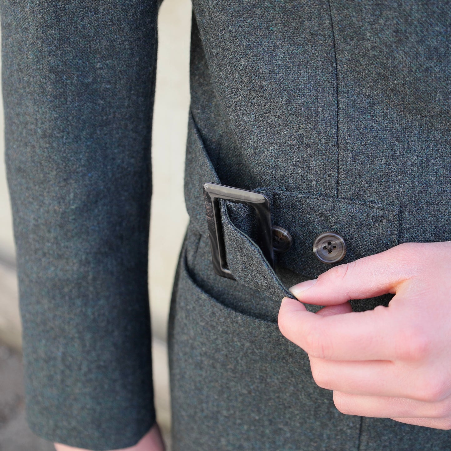 TRAVEL JACKET WOOL TWEED