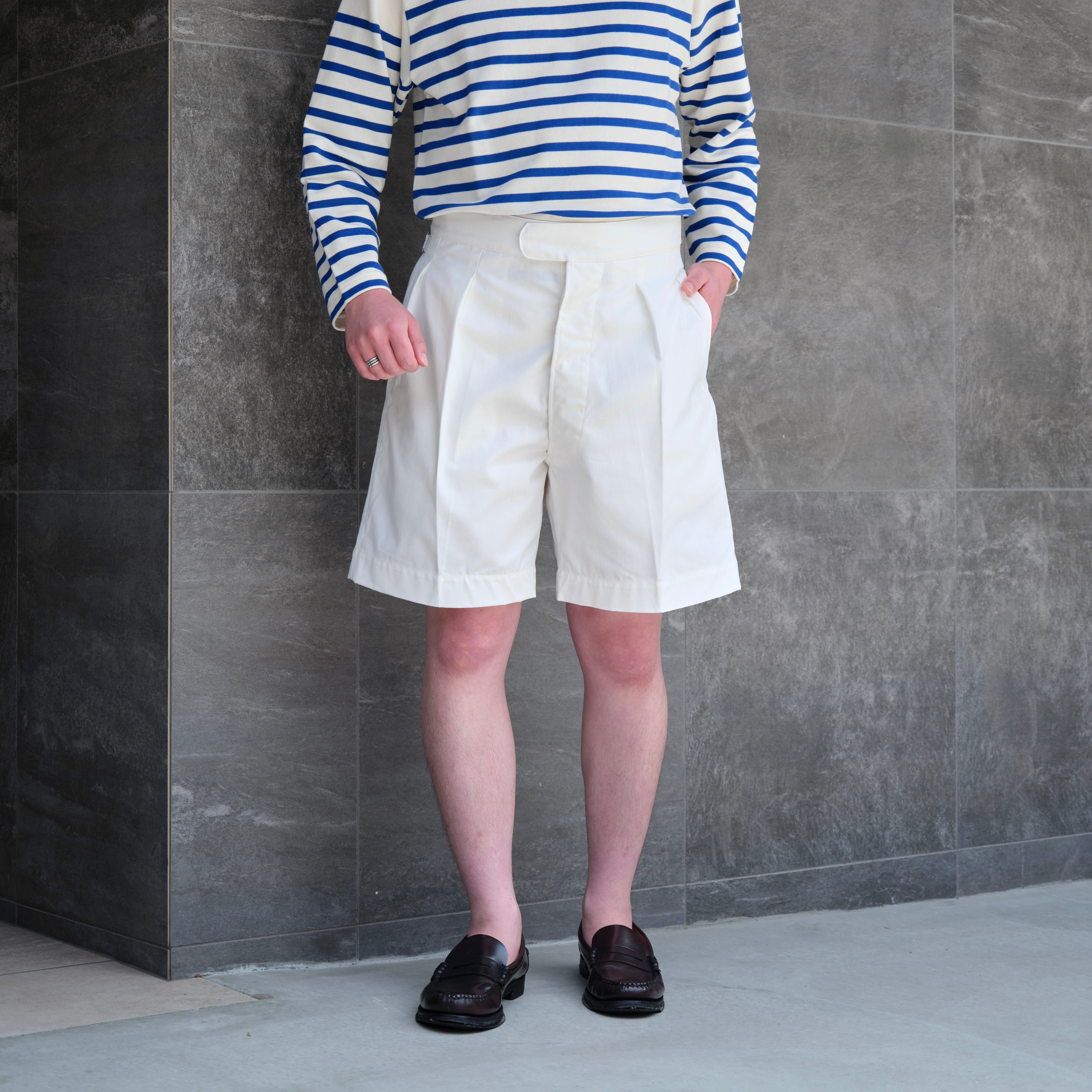 ROYAL MARINE SHORTS DUCK WHITE – ANATOMICA NAGOYA