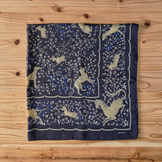 SQUARE SCARF UNICORN