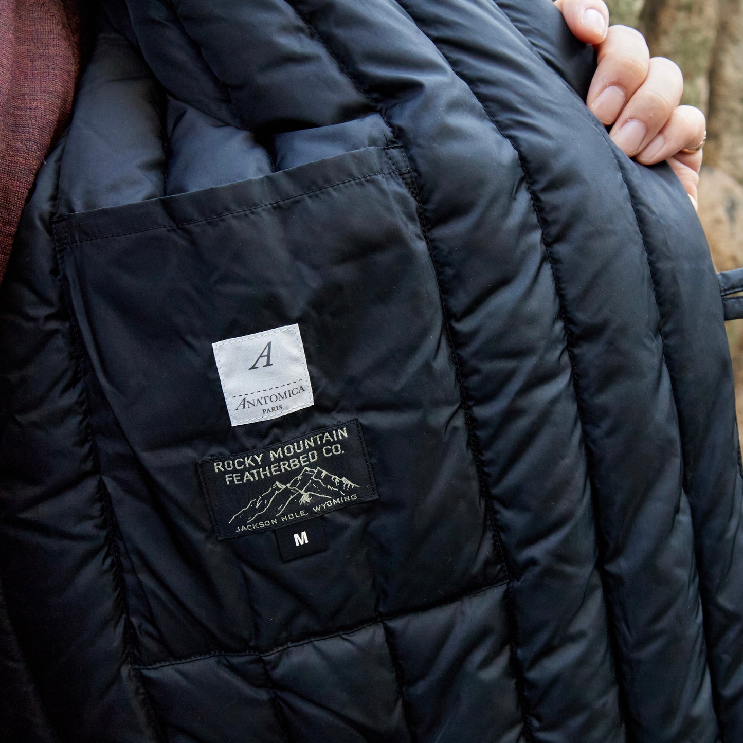 RMFC for ANATOMICA ALEXANDER DOWN JACKET BLACK