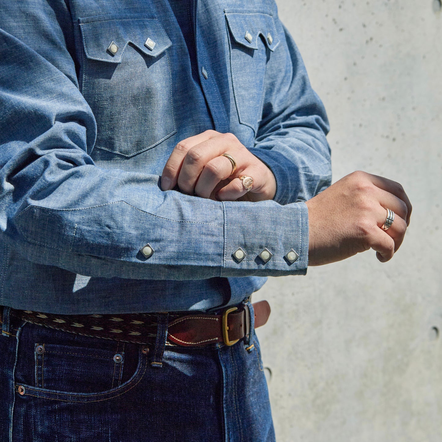 HARRISON SHIRTS CHAMBRAY