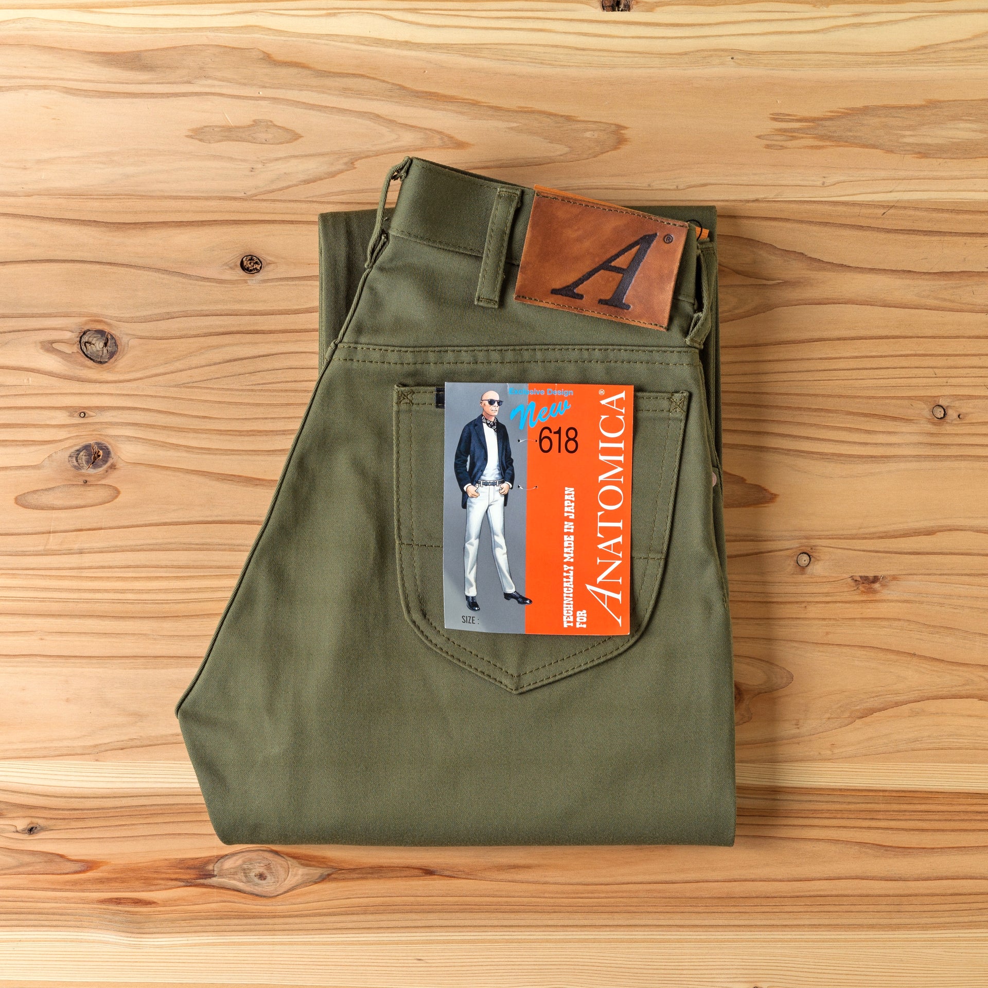 618 CALIFORNIAN SATEEN OLIVE – ANATOMICA NAGOYA