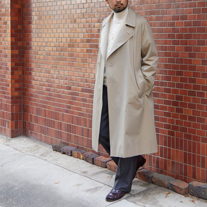 SINGLE RAGLAN COAT Ⅹ GABARDINE BEIGE
