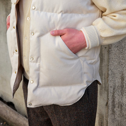 RMFC for ANATOMICA CHRISTY VEST DUCK NATURAL