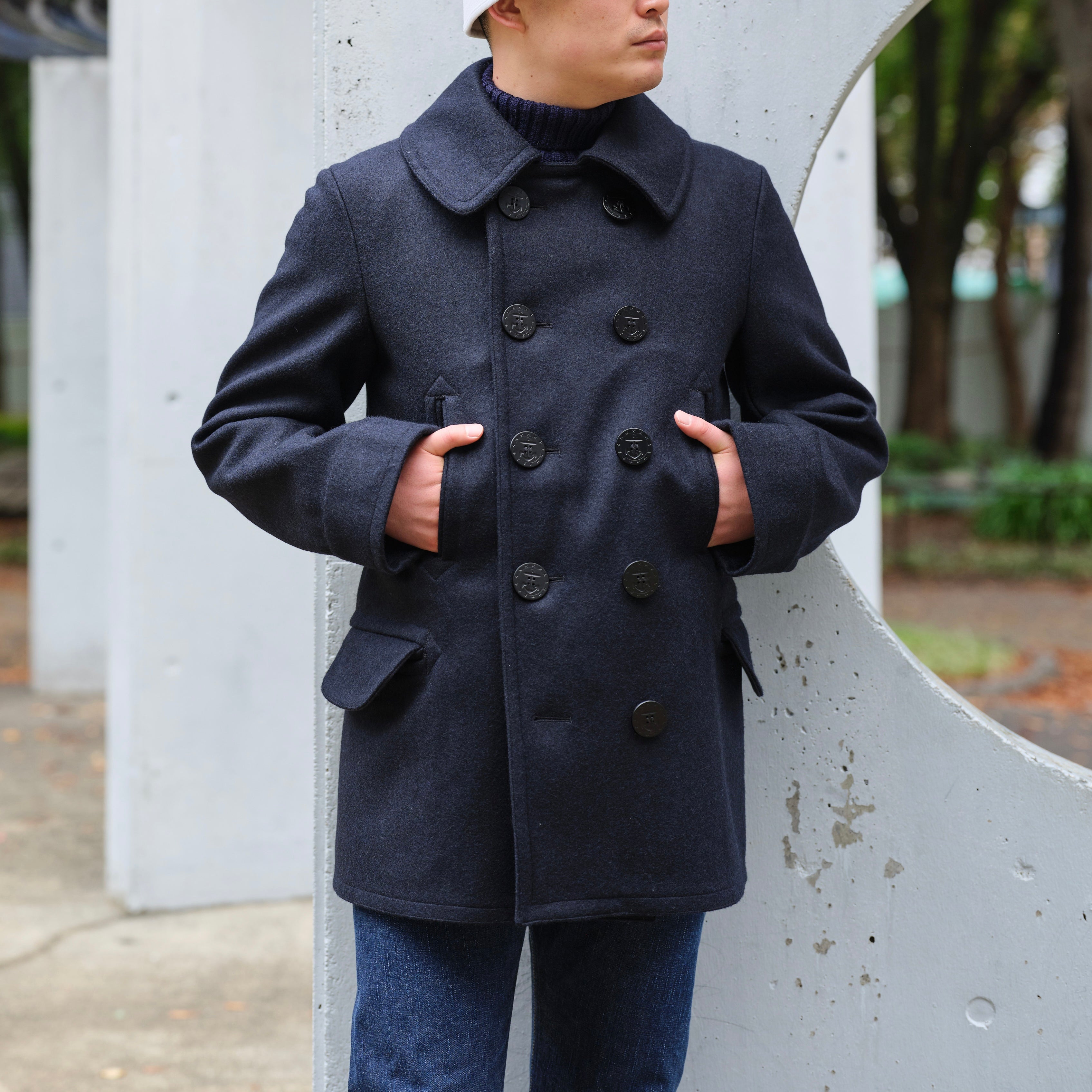 Pea Coat Made in France – ANATOMICA NAGOYA
