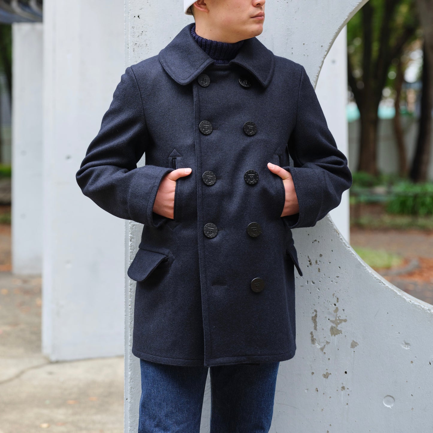 PEA COAT UNLINED MADE IN FRANCE