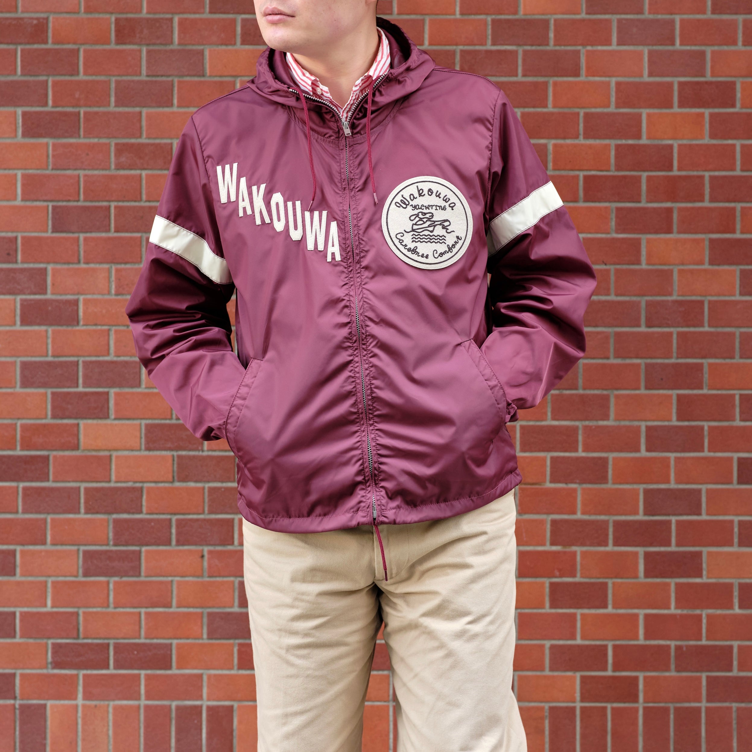 ANATOMICA WAKOUWA バーガンディ ナイロンジャケット XL WAKOUWA YACHTING PARKA – ANATOMICA NAGOYA