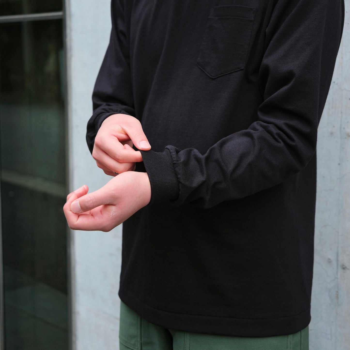 POCKET TEE L/S