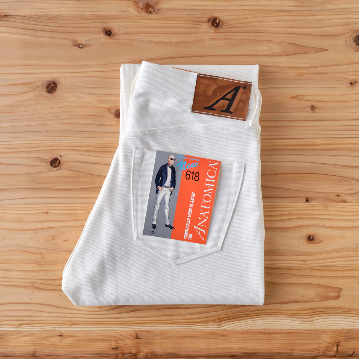 618 ORIGINAL JEANS WHITE – ANATOMICA NAGOYA