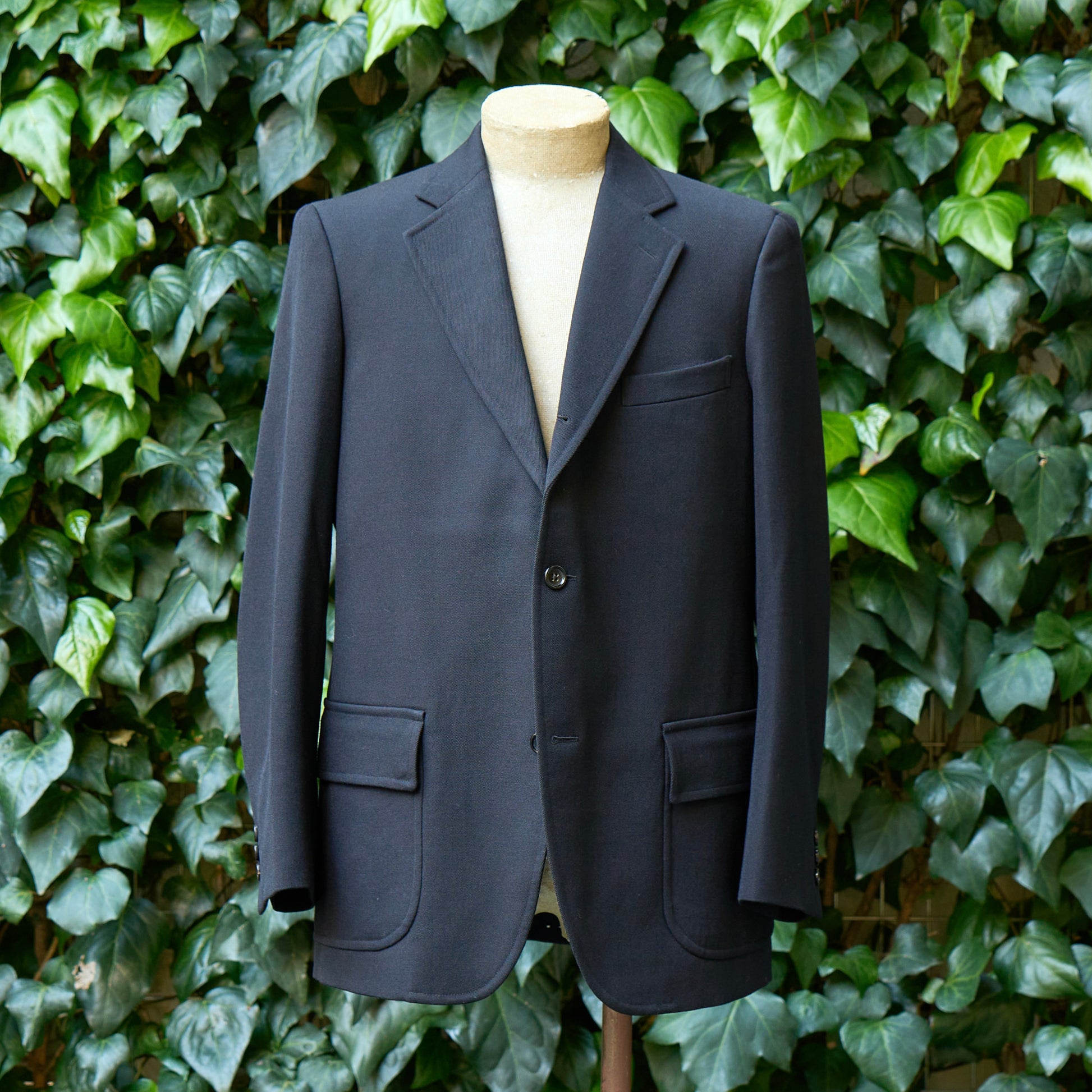 UNIVERSITY JACKET WOOL SERGE NAVY – ANATOMICA NAGOYA