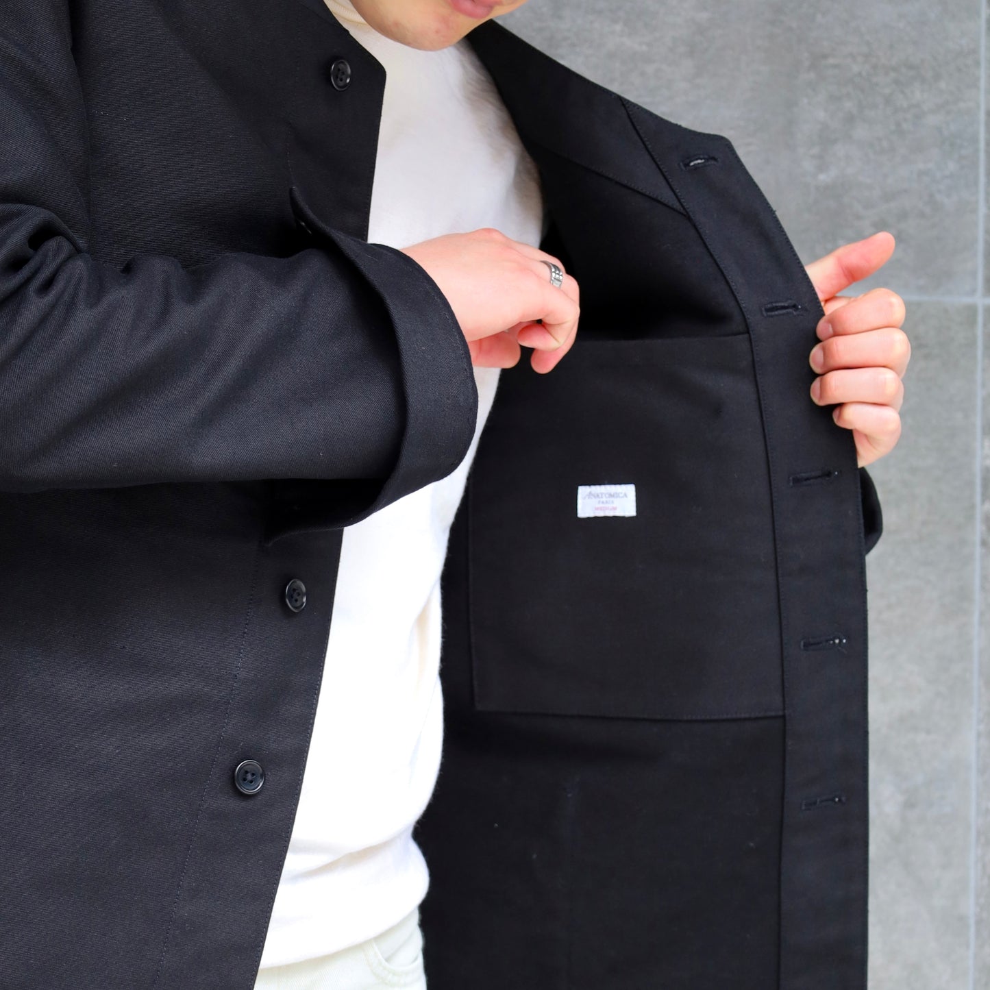 SAVOYARDE GERMAN TWILL BLACK