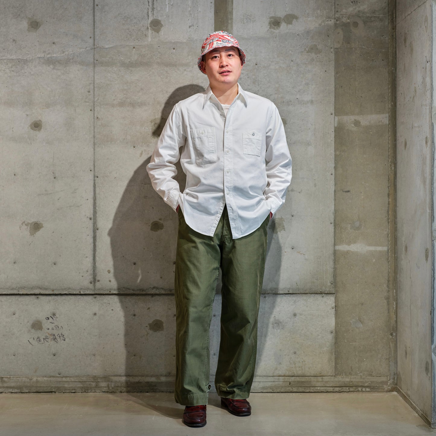 BIG YANK Y1943 SHRITS L/W HRRING-BONE