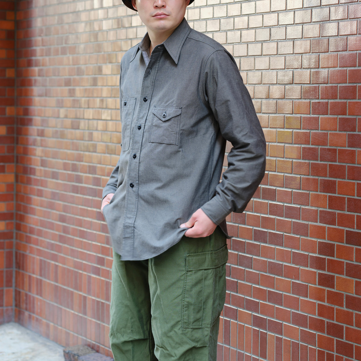 BIG YANK Y1934 SHIRTS HEATHER CHAMBRAY