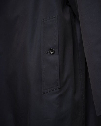 SINGLE RAGLAN COAT GABARDINE NAVY