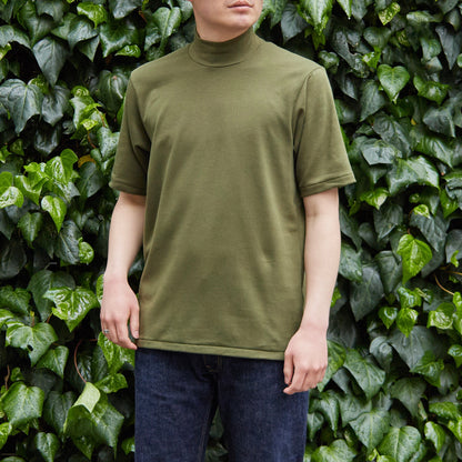 MOCK NECK TEE S/S 25SS SEASONAL COLOR