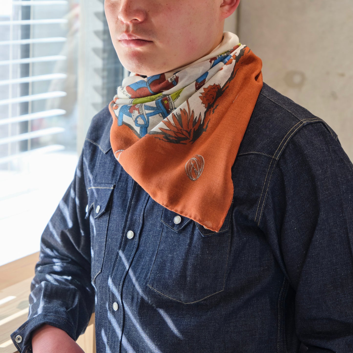 SQUARE SCARF WESTERN