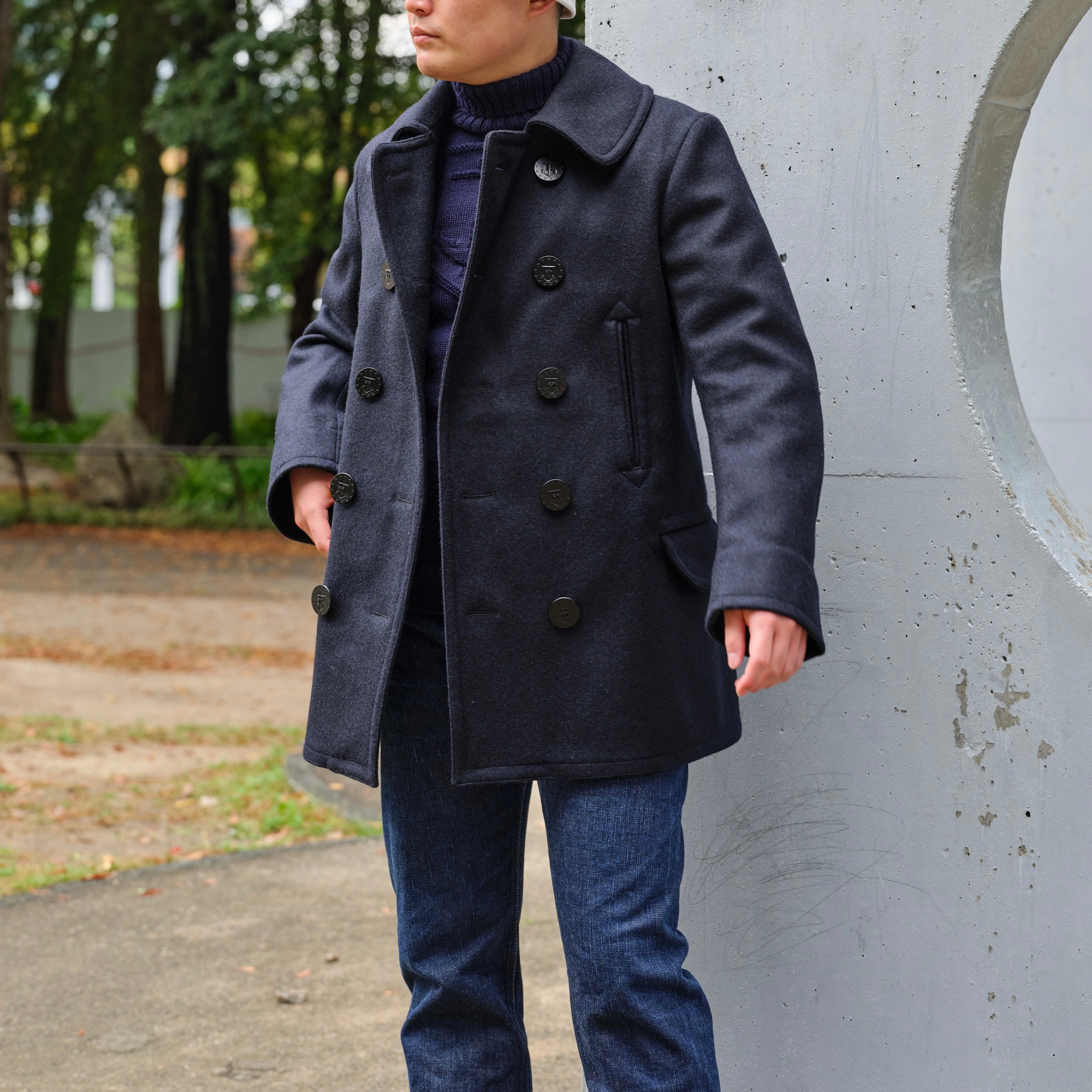 Pea Coat Made in France – ANATOMICA NAGOYA