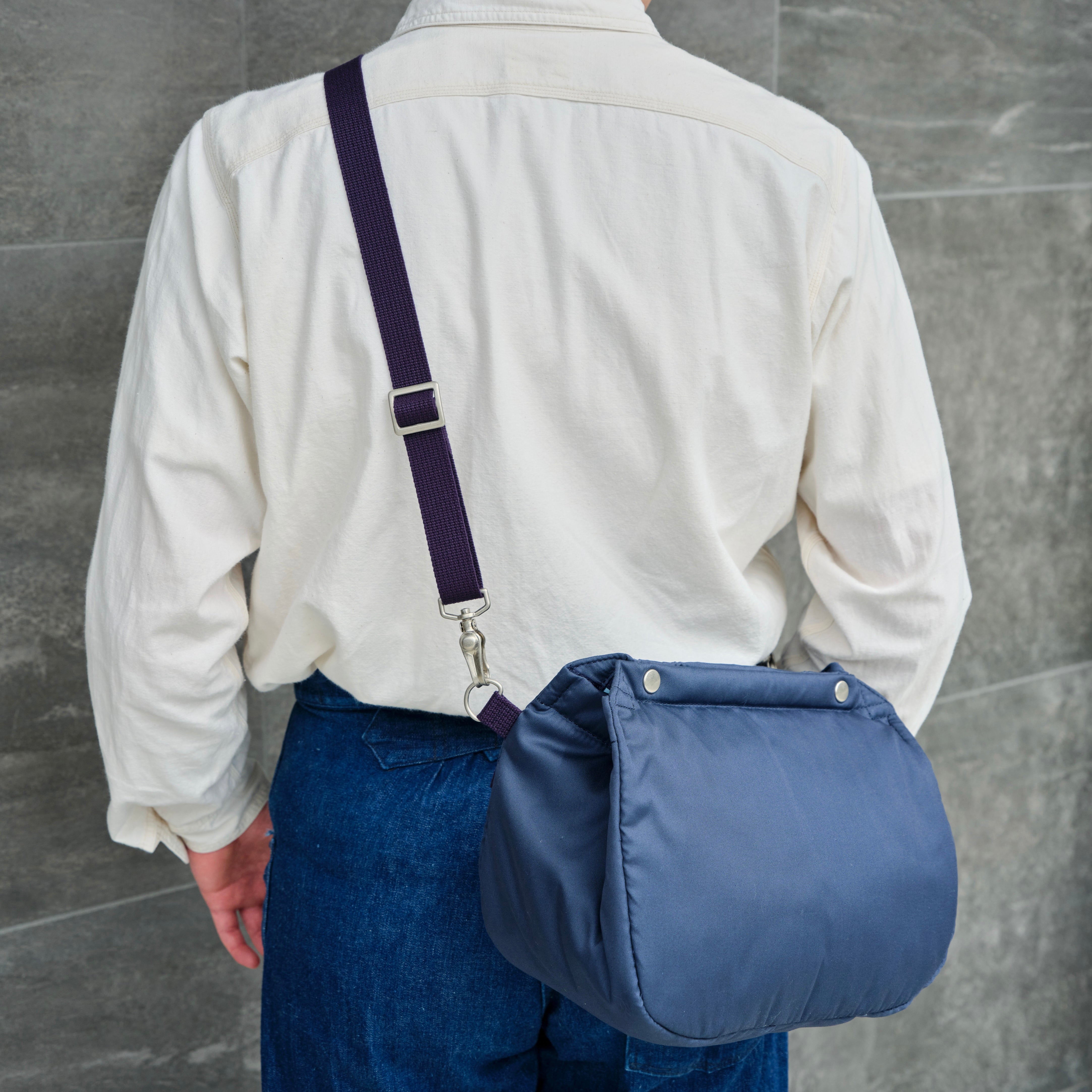 U.S.A.F. SMALL SHOULDER BAG NAVY – ANATOMICA NAGOYA